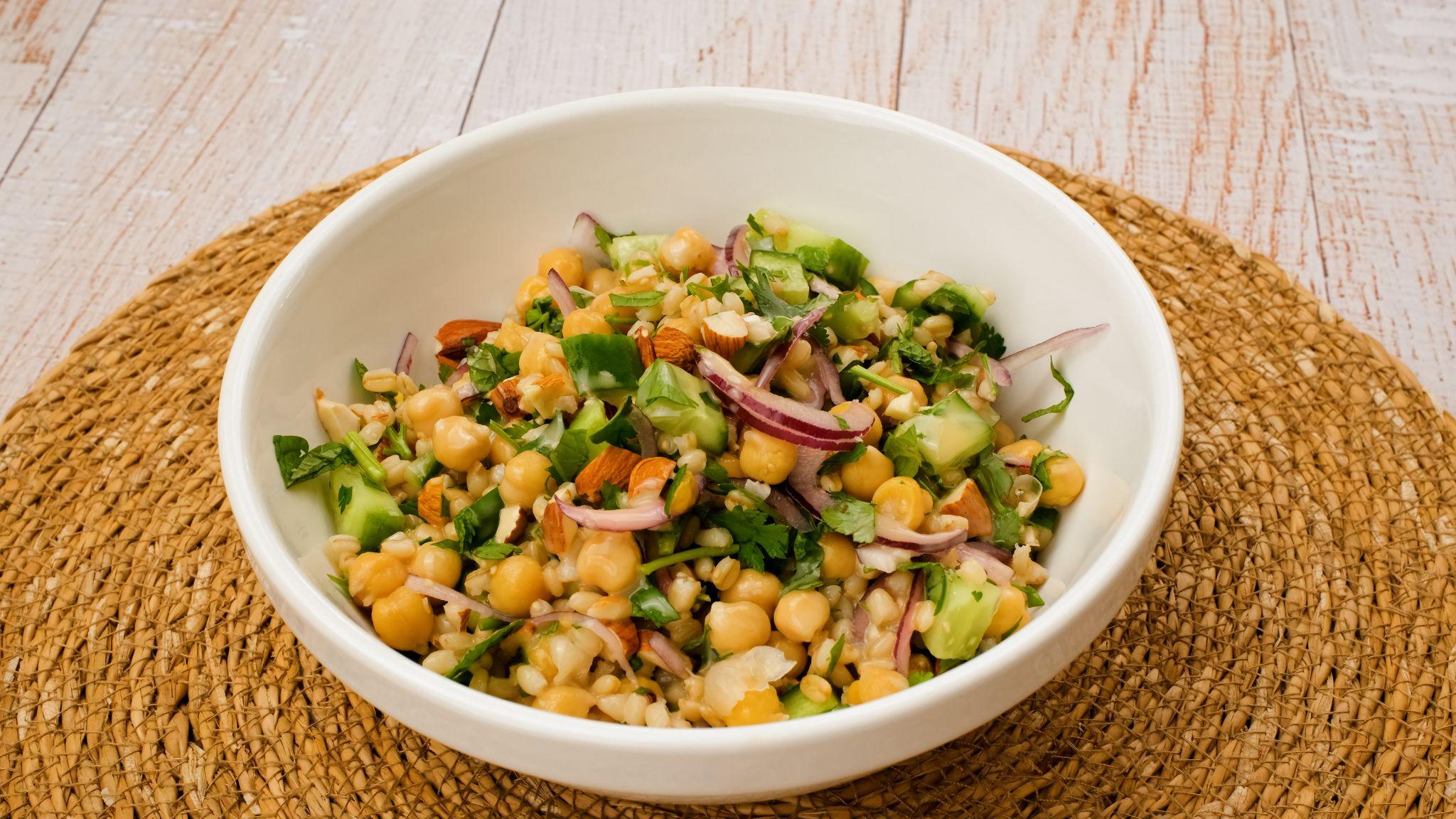 Chickpea & Bulgur Wheat Salad (Vegan)