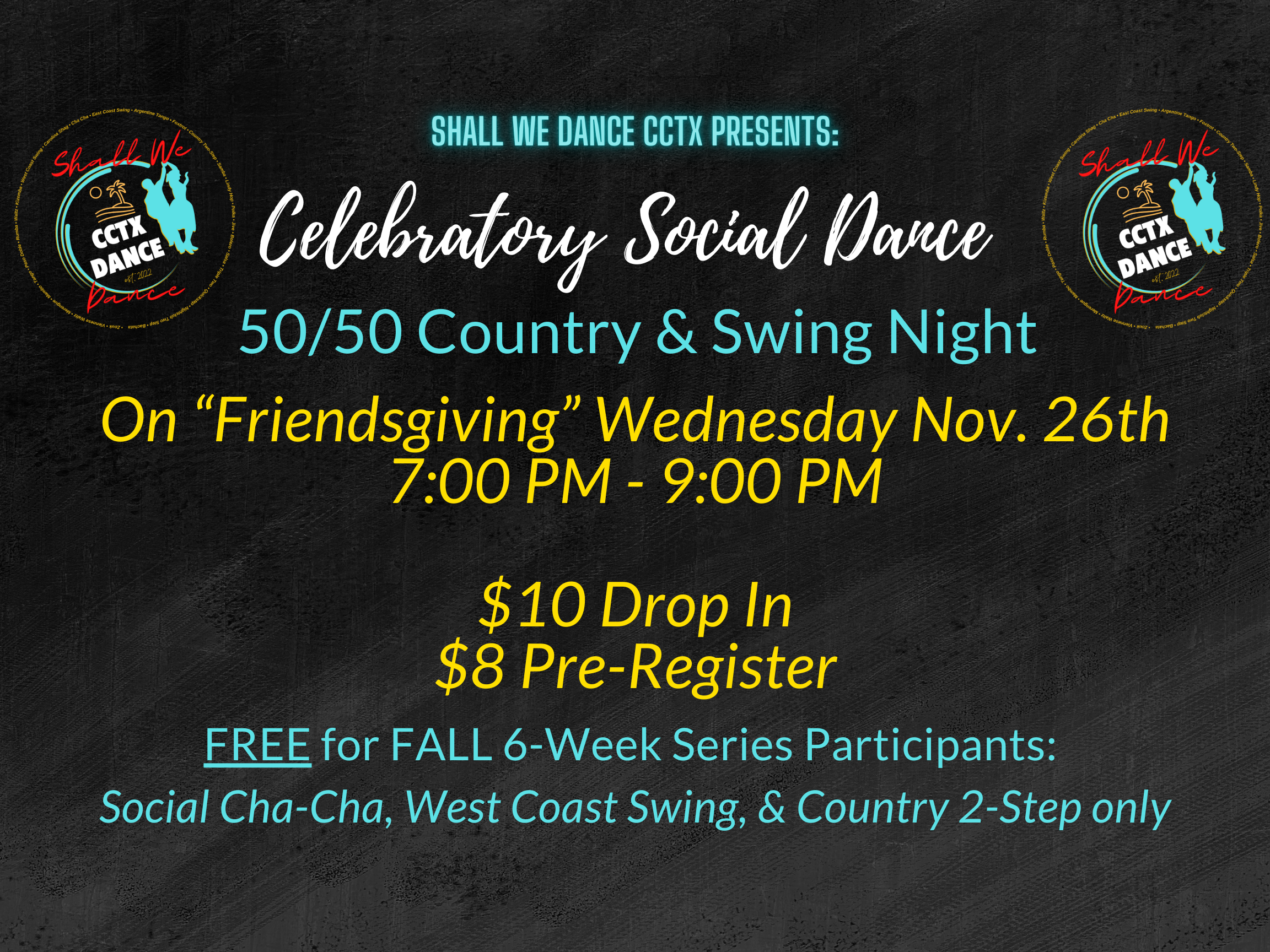 6 Week Dance Series Cctx Fall 2025 6 week Dance Series Cctx Fall 2025